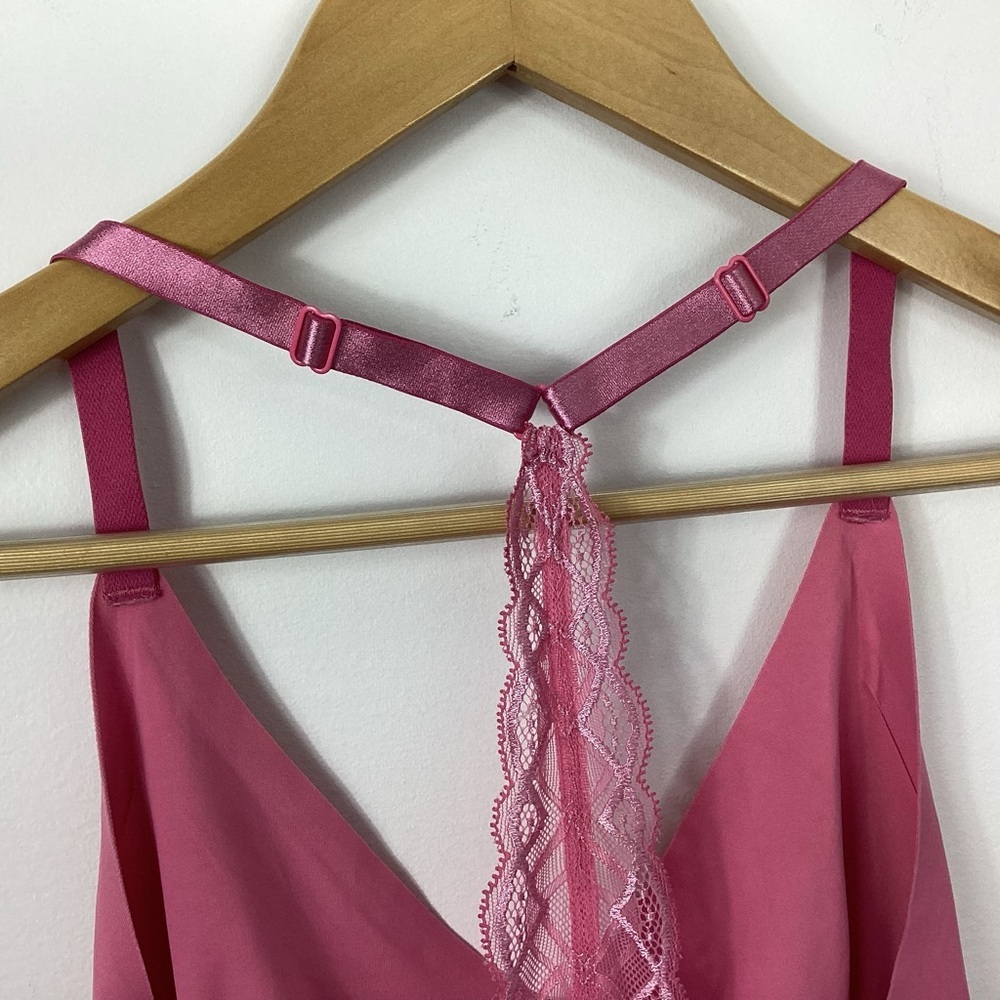 True And Co. Triangle Lace Racerback Bralette Size Large - Picture 3 of 6